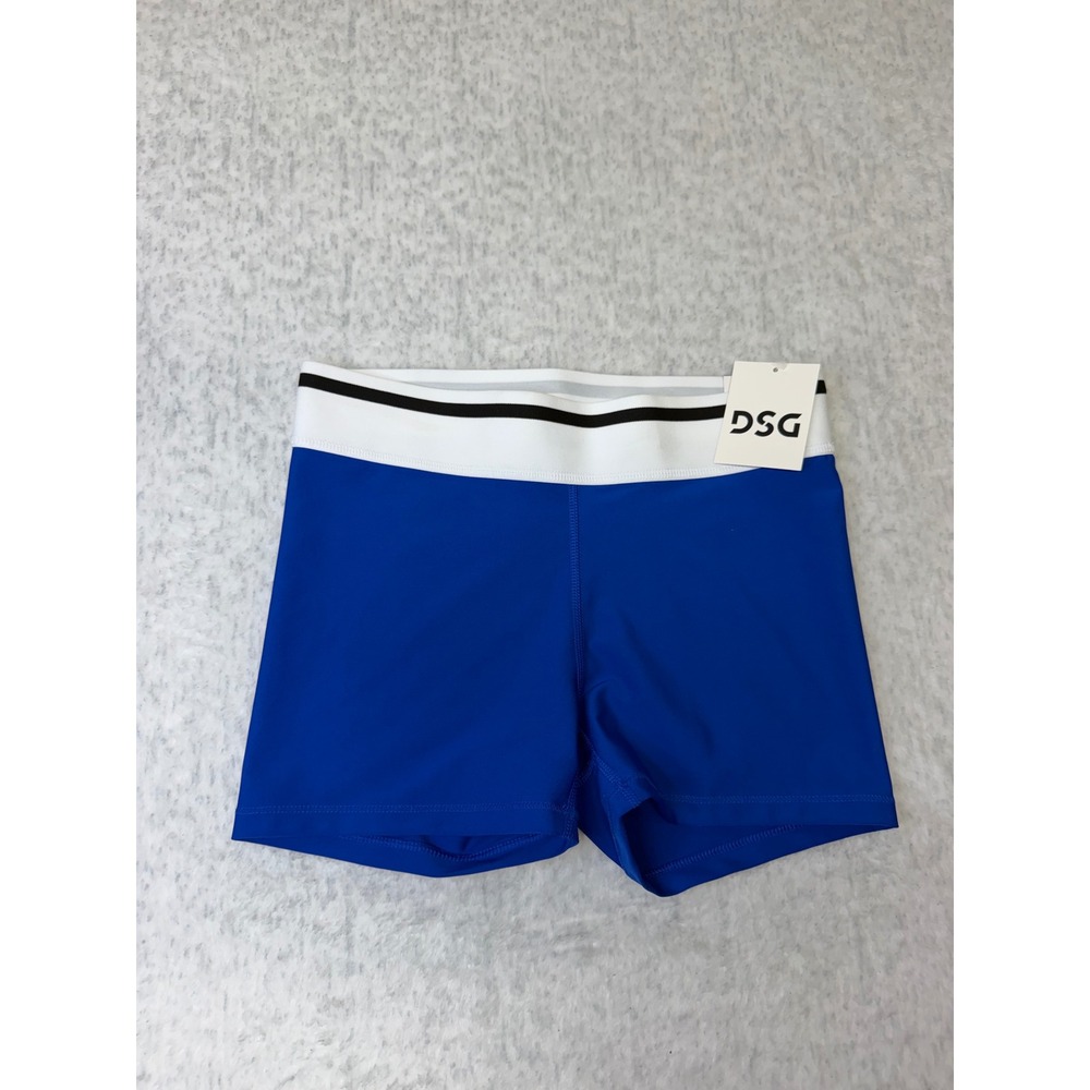 DSG Women 3" Core Compression Mid-Rise Shorts Royal Blue White CKP9447CN Small